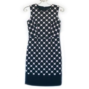Ann Taylor Petite Black Sheath Dress Size O